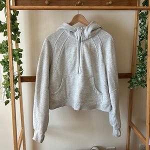 Lululemon Crop Half Zip Scuba Hoodie